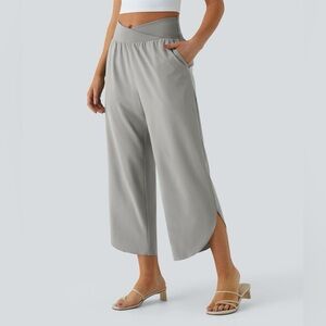 Halara NWT Breezeful High Waisted Crossover Pocket Quick Dry Pants